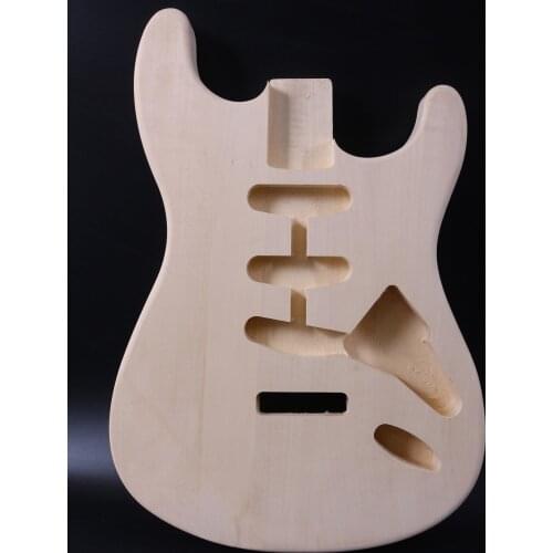 Fit Diy Electric Guitar Body SSS Basswood Guitar Project Hand-made Unfinished