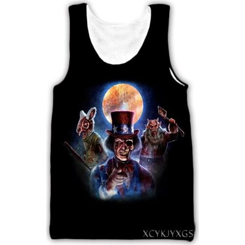 Xinchenyuan Holloween Hip 3D Printed Casual Tank Tops Undershirt Summer Streetwear for Men/Women Fashion Vest A86