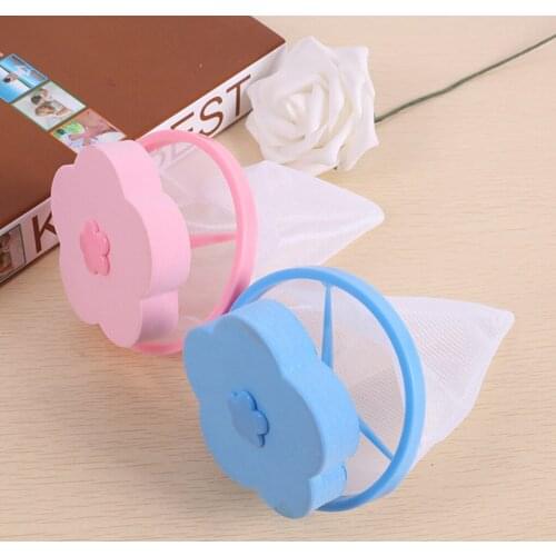 Quincunx Mesh Filter Laundry Ball Filter Washing Machine Net bag Hair Removal Device