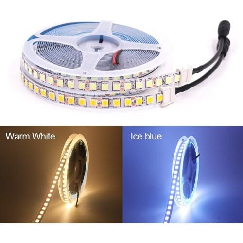 SMD5054 120Leds/m Led Strip 5m DC12V Flexible Rope Ribbon Tape Lamp High Bright Waterproof Lighting For Home Decor