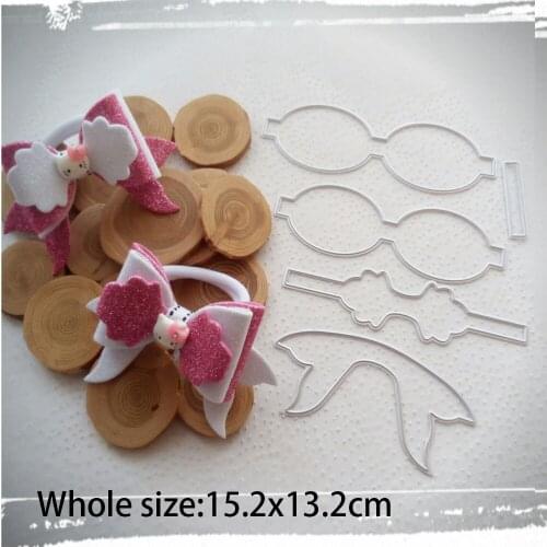 Three floors bowknot die Craft Metal Cutting Dies cut Cute Scrapbooking Album DIY Paper Card Craft Embossing Die Cuts