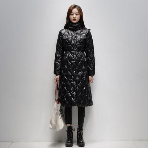 Winter Coat Women Parkas Puffer Jacket Down Coats Jackets for Women 2021 Female Midi Slim Clothes Casaco Feminino Inverno HLY165