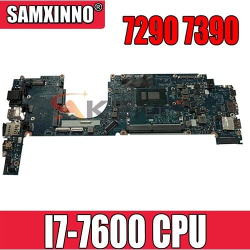 100% working for dell latitude 7290 7390 motherboard I7-7600 DAZ20 LA-F312P 0MC3DW CN-0MC3DW MC3DW tested well