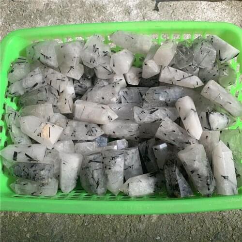 1000g energy tower 40-60mm carved natural rutilated quartz wand reiki healing crystals point for meditation