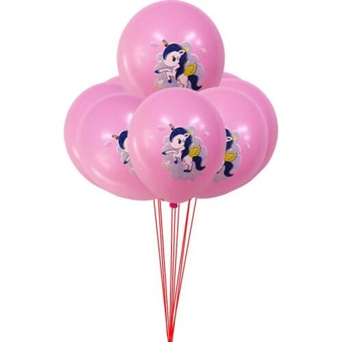 12-inch Colorful Unicorn Latex Balloons Baby Shower Birthday Wedding Party Decoration Supplies Little Pony Globos Home Decor