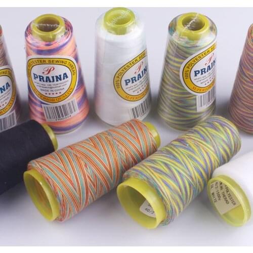 2 pcs/lot 1500 Yards Sewing Thread Polyester Speed Sewing Thread Type Manual Line Thread For Shirt Dress 40s/2 Thickness