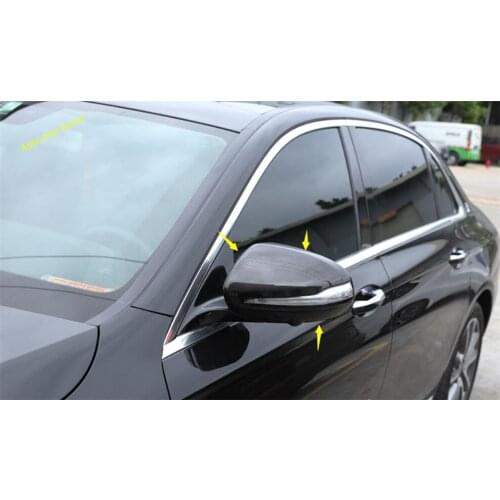Accessories Car-styling Side Door Rearview Mirror Protection Shell Cover Trim Fit For Mercedes Benz C Class GLC 2014 - 2021 ABS