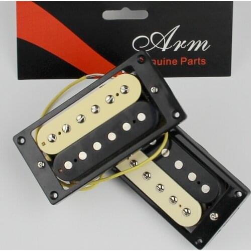 Black zebra production Humbucker Pickups double coil electric guitar 1set