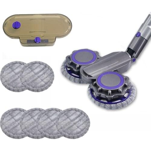 Electric Cleaning Mop Head For Dyson V6V7V8V10V11 Vacuum Cleaner Parts Mop Head Wet And Dry With Water Tank