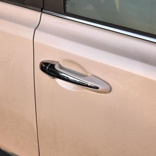 Chrome Door Handle Cover For Toyota RAV4 2014 2015 2016 2017 2018 Trim Molding Catch Overlay Garnish Cap Cup Protector 8pcs