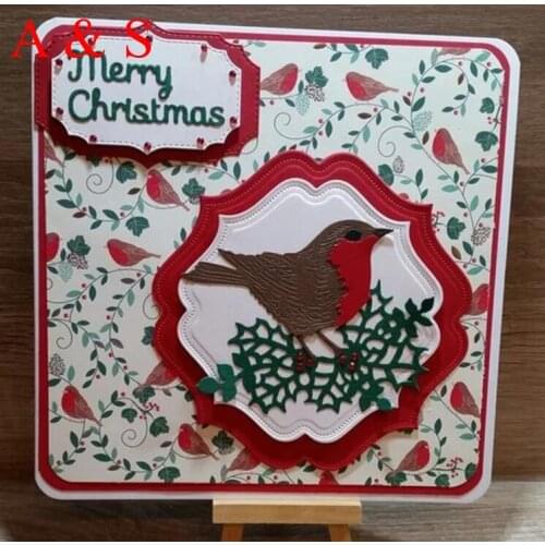 K07 bird branch leaf swallow magpie METAL CUTTING DIES cut DIY Scrapbooking paper craft card album embossing art knife blade