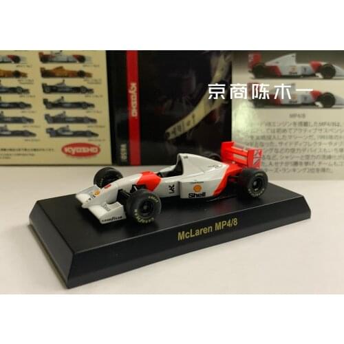 1/64 KYOSHO Mclaren MP4/8 Elton Senna 1993 F1 RACING #8 SHELL Collection of die-cast alloy car decoration model toys