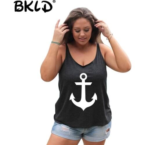 Plus Size L/5XL Letter Printed Tank Tops 2018 Summer Women Sleeveless Vest Loose Camisole Tank Beach Style Vest Tops T-shirts