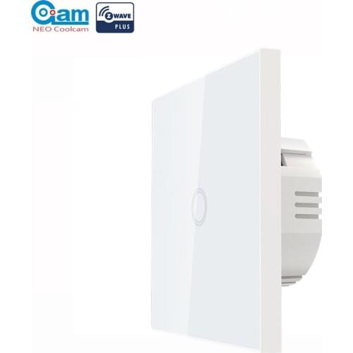 COOLCAM Z-wave Plus 1CH EU Wall Light Switch Home Automation Z Wave Wireless Smart Remote Control Light Switch 868.4MHZ