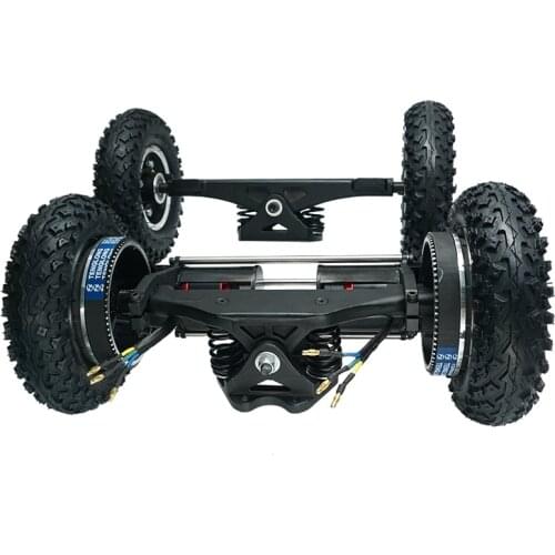NEW Electric Skateboard 1650W Off-Road Electric Longboard Dual Motor 2x1650W Four-Wheel Drive DIY Pneumatic Wheel Dropshipping