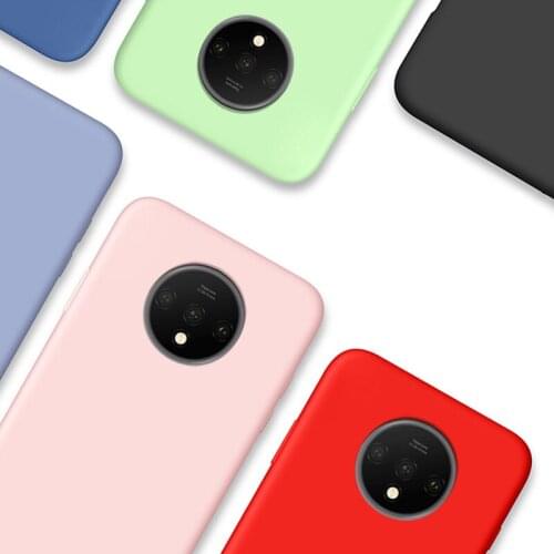 Original Liquid Silicone Case For OnePlus 7 7T Pro 7Pro Coque Luxury 360 Protection Soft Cover Phone Case For OnePlus 7T Pro