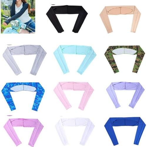 Arm Sleeve Siamese Long Shoulder Sleeve Sunscreen Scarf Elbow Sleeve Cuff Scarf Thin Section Scar Cover Arm Cover Fake Sleeves