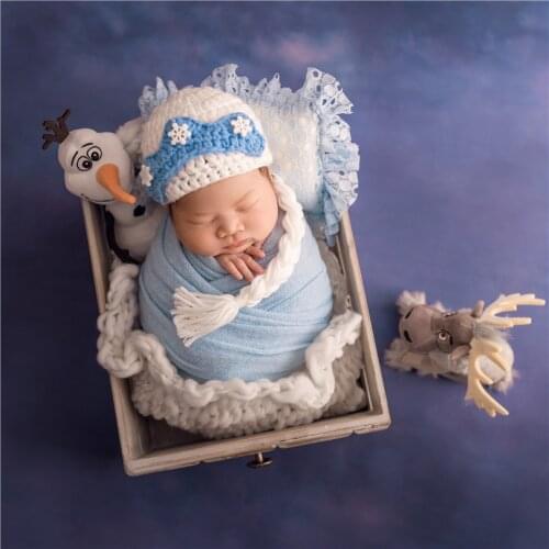 Blue Newborn Boy Wrap Stretch Knit Layer Jersey Swaddle Blanket Textured Newborn Mohair Wraps Baby Swaddle Sack Basket Filler