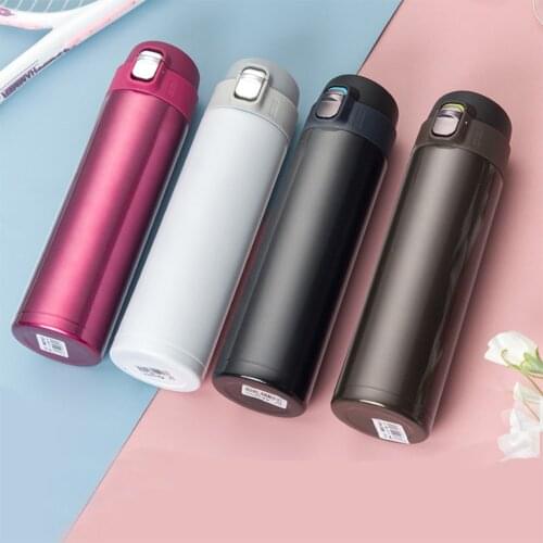 Thermos Water Bottle Cup Coffee Sport Heated For Tea Stainless Steel Mugs Travel High Quality Portable Flasks Insulated Vacuum