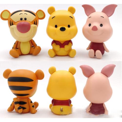 Disney Winnie The Pooh Cake Topper Accessorie Birthday Cake Decoration Piglet Pig Tigger Birthday Articles Home Decoration