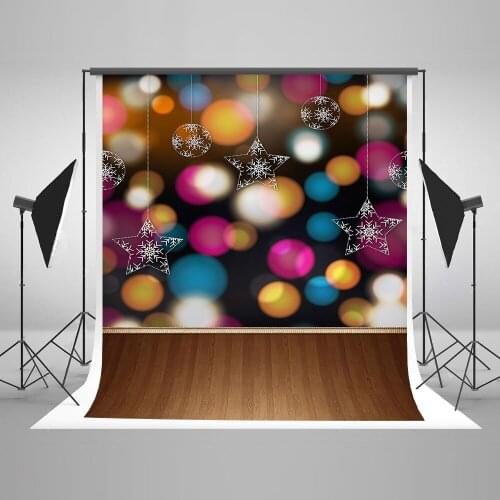 VinylBDS Dream Color Aperture Background Photography Wooden Floor Photography Backdrop for Children Backgrounds For Photo Studio