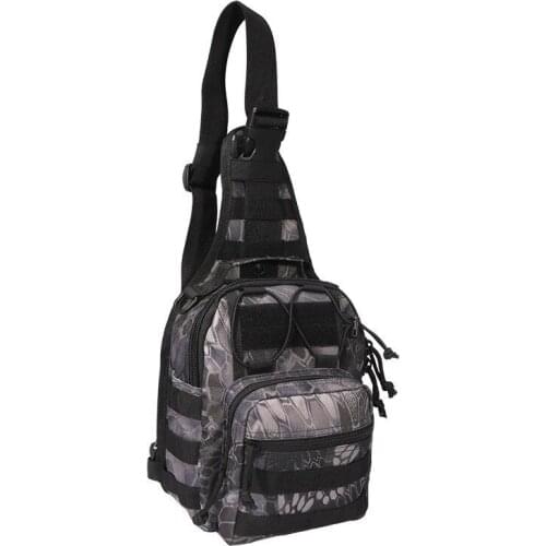 Waterproof Fishing Tackle Backpack Outdoor Shoulder Bag Cross Body Sling Bag for Hiking Camping Pesca Accessories Storage Pack