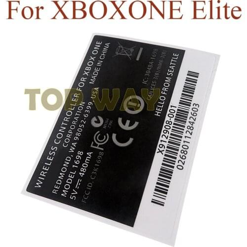 10PCS For XBOX ONE Elite Handle Label Back Sticker Controller FOR Microsoft XBOXONE Elite Skin Sticker Stickers Skins
