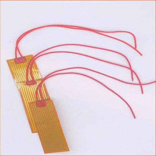 147x530mm 125V 174W 90ohm PI film heating polyimide heater heat rubber electric Element For element heating pan flexible Custome