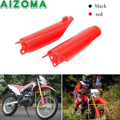 2pcs Motocross Enduro Front Fork Protector Covers Fork Guards For Honda CRF150L CRF 150L 2016-2019 Dirt Bike Motorcycle Parts