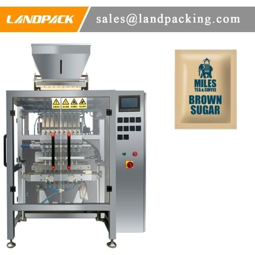 Automatic Small Sugar Bag Brown Sugar Multi Lane Sachet Pouch Packing Machine