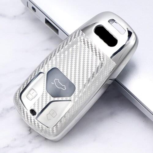 TPU Car Key Case For Audi Q7 A4 B8 A5 Tt Mk1 B9 B6 B7 A4L Q5L RS4 RS5 S4 S5 SQ5 8S Q5 TTS A6L QT S7 Smart Key Holder Cover Shell