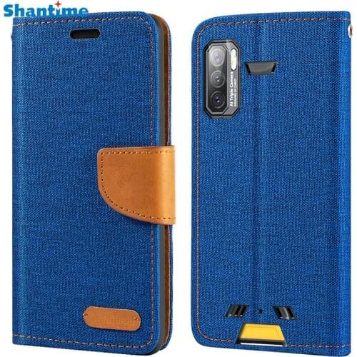 Oxford Leather Wallet Case For Cubot KingKong 5 Pro With TPU Soft Back Cover Magnet Flip Case For Cubot KingKong 5