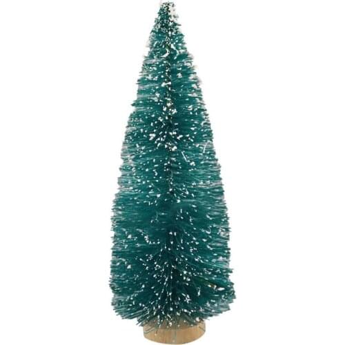 Decorative Small Christmas Tree Sisal Silk Tower Pine Mini Christmas Tree Ornaments Desktop Decorations