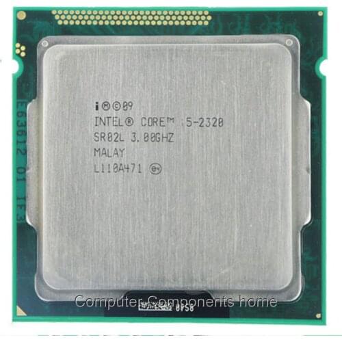 Intel Core i5-2320 I5 2320 CPU Quad-Core Processor 3.0 GHz 6 MB Cache LGA 1155