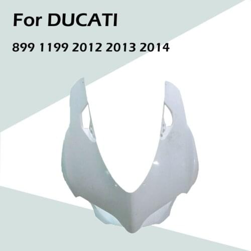 For DUCATI 899 1199 2012 2013 2014 Motorcycle Accessories Head Fairing Nose Front Upper ABS Injection Fairing