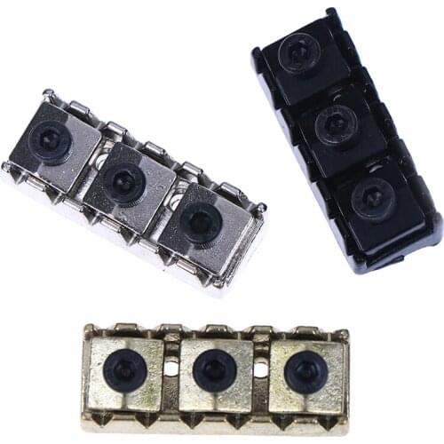 1Set 43mm Double Electric Guitar Locking Nut String Lock With Wrench Guitar Parts & Accessories Electric Guitar String Pillow