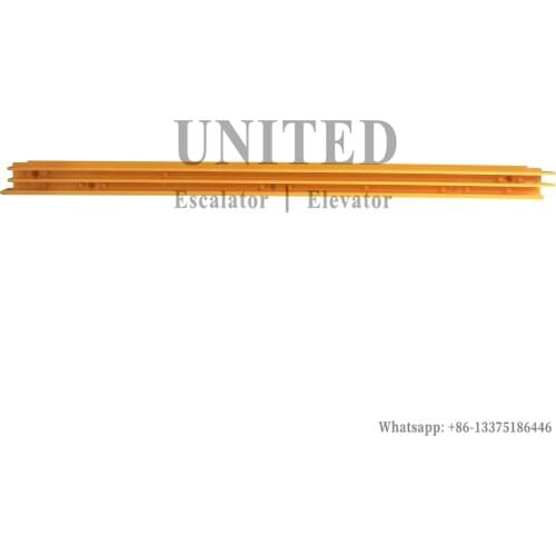 Escalator Yellow Plastic Demarcation LDTJ-B-14 L403mm W24.5mm Left