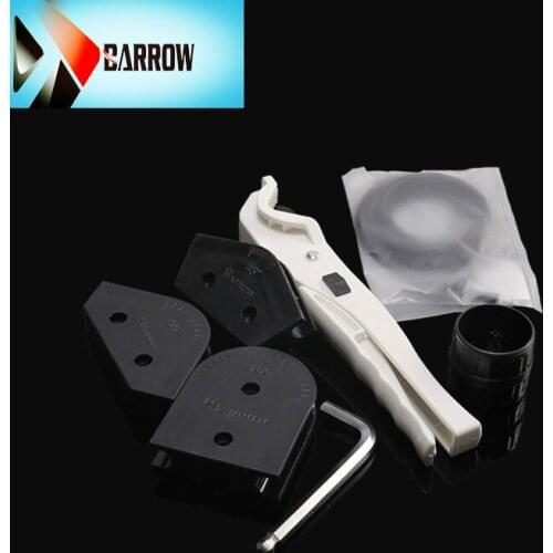 Trolley water cooling pipe bending tool 12mm 14mm 16mm hard pipe 45 80 180 degree pipe bending scissors wrench set, YRT