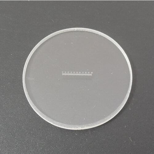 C4 Eyepiece Micrometer Calibration Glass slide DIV 0.05MM Reticle Measuring Eyepiece Microscope Micrometer