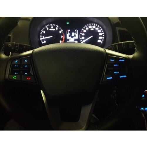 FaroeChi Steering Wheel Control Buttons Remote Cruise Control Bluetooth Button with Wire For Hyundai ix25 (creta) 1.6L