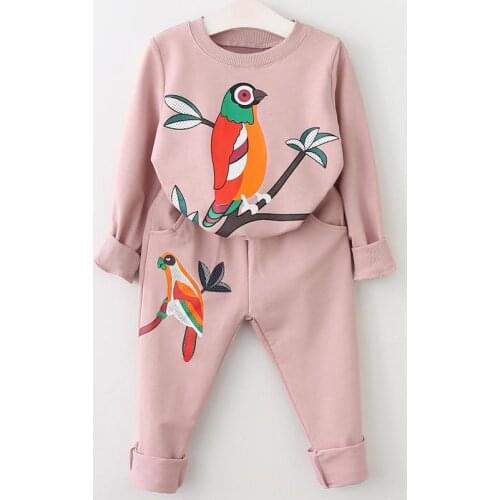 Clothing Set 2021 Spring Toddler Girl Clothes Kids Tracksuit