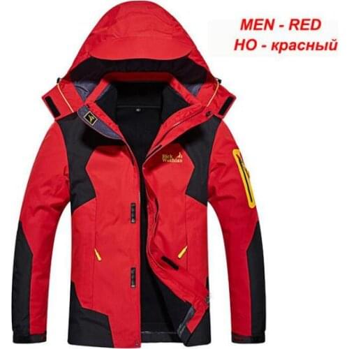 Mens Winter Fleece 2 in 1 Jackets Outdoor Sport Waterproof Thermal Hiking Camping Skiing Climbing Windbreaker Coats L-8XL