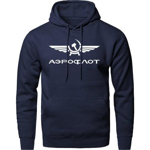 Hot Aeroflot CCCP Civil Aviation Mens tracksuits Spring Autumn Clothes Fashion Casual Coats 2021 New Long Sleeve Sweatshirts