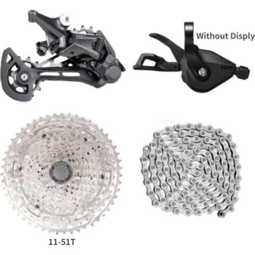 SHIMANO DEORE M5100 Groupset MTB Mountain Bike Groupset 1x11 -Speed Rear Derailleur Shift Lever Casstte 11-51T HG601