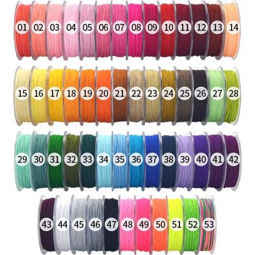 OAR a jade thread 1mm53 color literary play thread braided thread hand braided rope braided red rope hand rope beaded bracelet