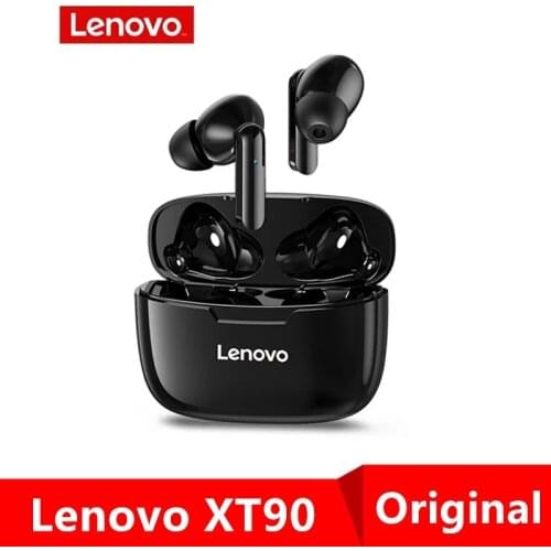 Original Lenovo XT90 TWS True Wireless Bluetooth 5.0 Earphones Touch Control Mini Earbuds Sport Handsfree Headset Headphones