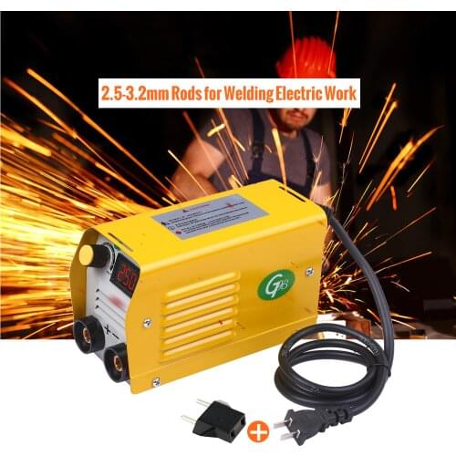Arc Welder 250Amps Welding Cold Machine Portable Mini Electric Welder Anti-Stick for 2.5-3.2mm Rods for Welding Electric Work