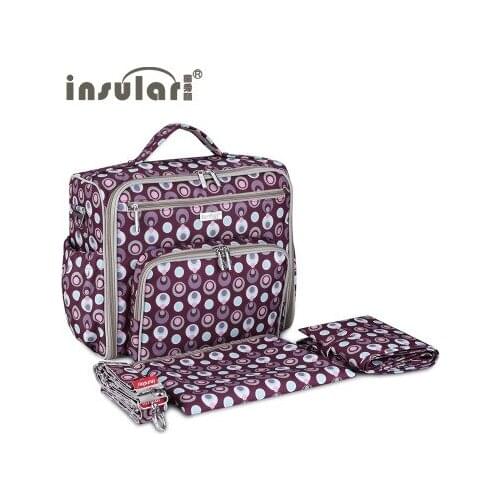 Good Qulity Colorful Strip Nappy Bags Waterproof Fashion And Multifunctional Baby Diaper Bags Mommy Bags