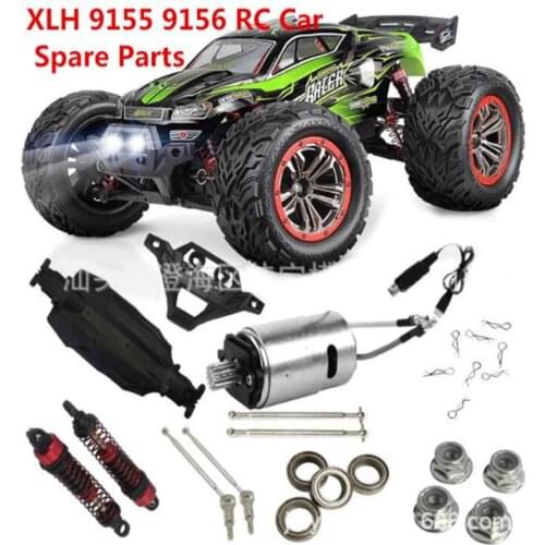 XLH 9155 9156 RC Car Spare Parts tire swing arm Steering cup Chassis bumper servo Differential ESC Drive shaft shock radio etc 1