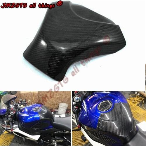 For SUZUKI GSXR1000 2007-2008 Carbon Fiber Fuel Gas Tank Cover Protector